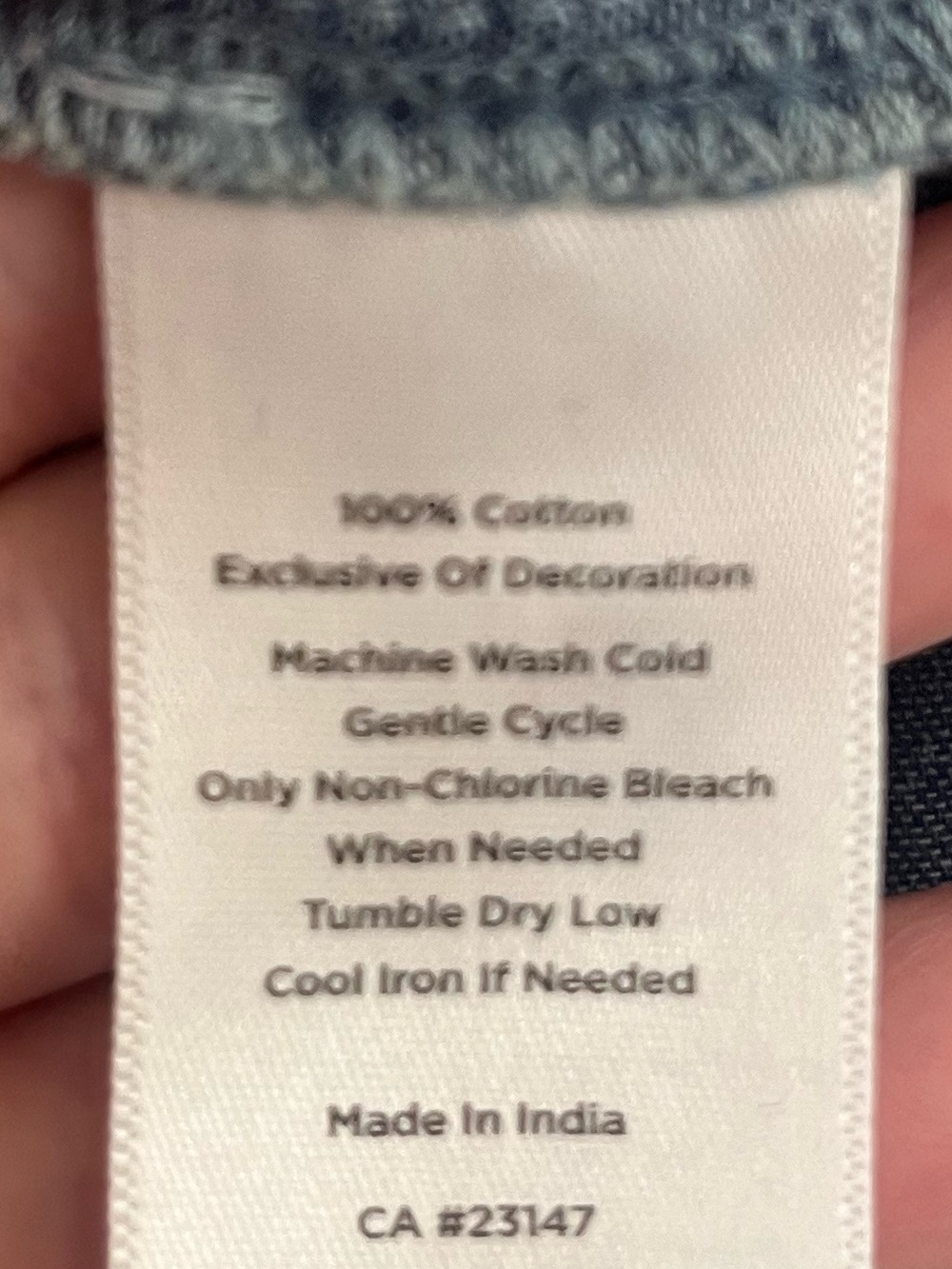 Talbots Denim Dress Sleeveless Classic 100% Cotton Knee Length Womens Size 10P - Picture 7 of 7
